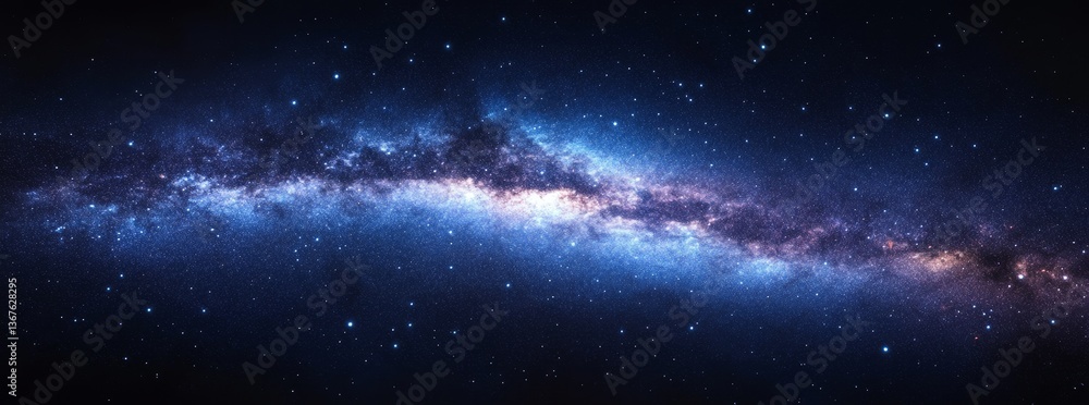 Fototapeta premium Milky Way Galaxy in Deep Space