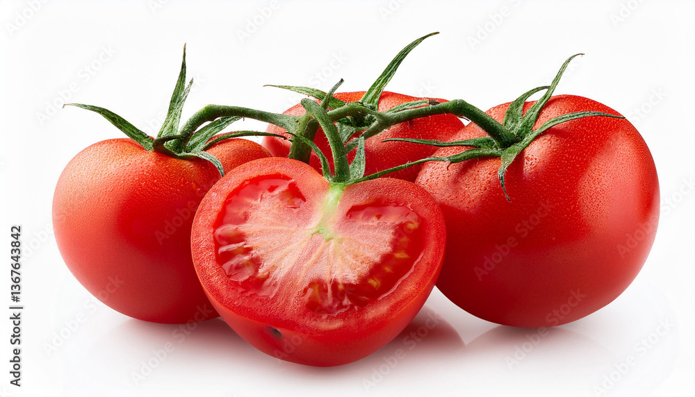 tomatoes on white background tomatoes on white background