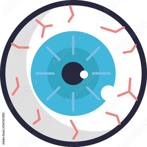 Eye Irritation – Represents discomfort due to dryness and lack of moisture in the eyes.