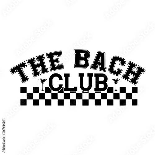 The bach club SVG Design
