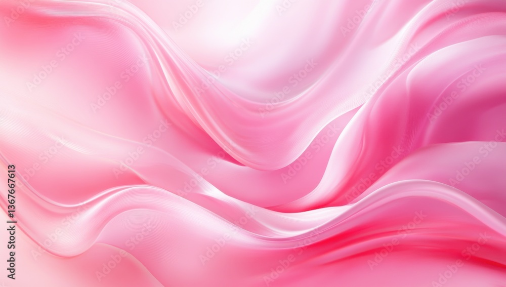 Abstract pink background with soft waves and flowing fabric shapes, creating an elegant and romantic atmosphere. Abstract pink background with soft waves and flowing fabric shapes, creating an elegant and romantic atmosphere.