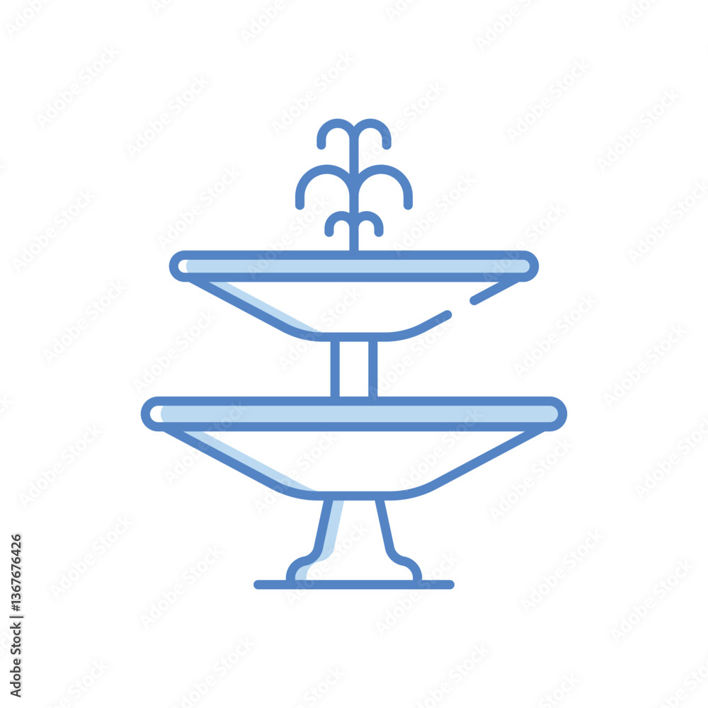 Fountain Vector icon Fountain Vector icon