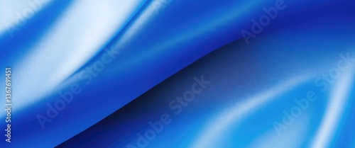 Blue color silk fabric Abstract background