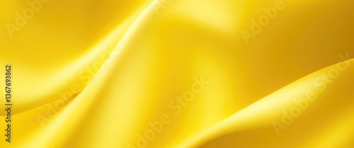 Yellow color silk fabric Abstract background