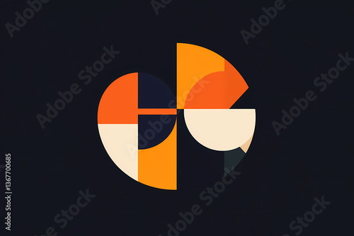 Free Download Abstract geometric shapes, minimalist vector logo design - GFXLoad