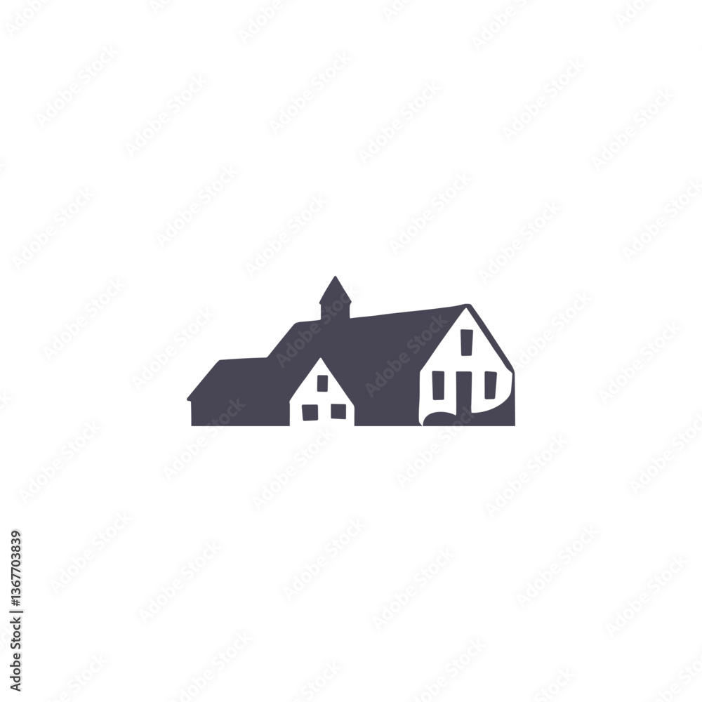 House logo vector icon illustration style House logo vector icon illustration style
