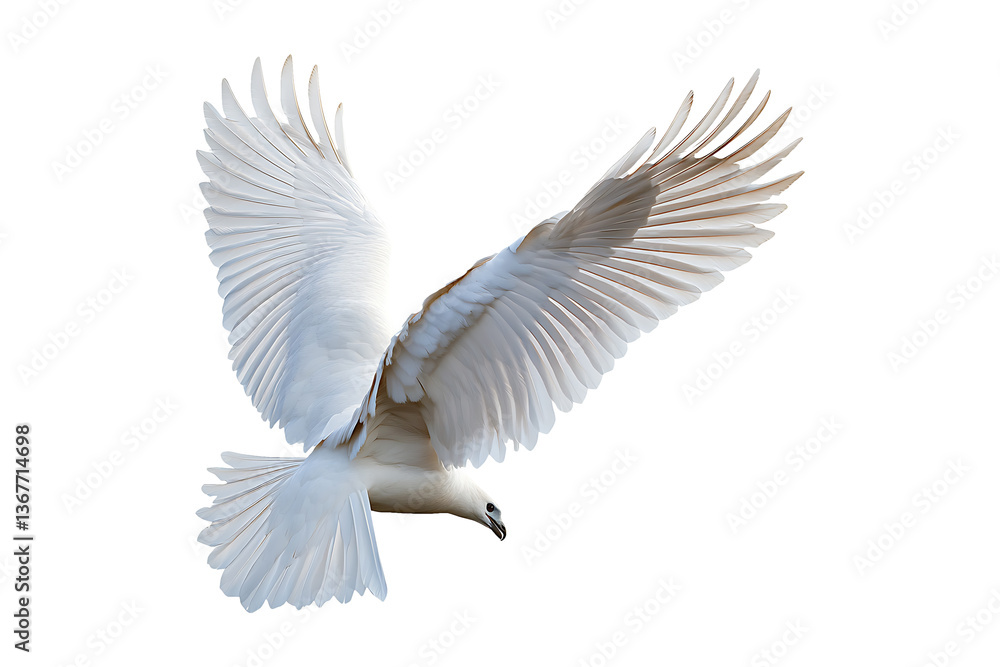 Obraz premium Wing Seal Isolated on White and Transparent Background PNG Image.
