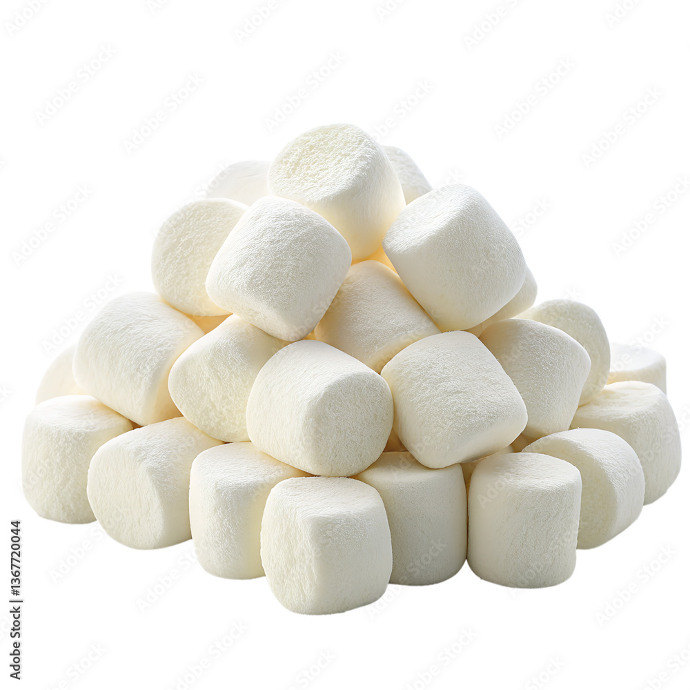Marshmallows on Transparent Background
Marshmallows on Transparent Background