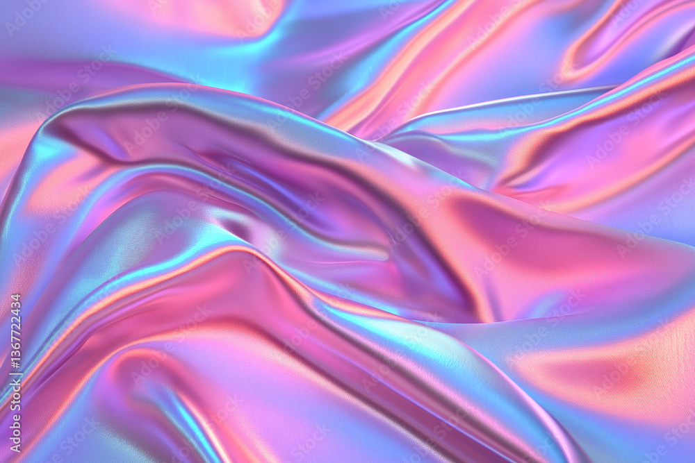 Obraz premium Iridescent Abstract Fabric