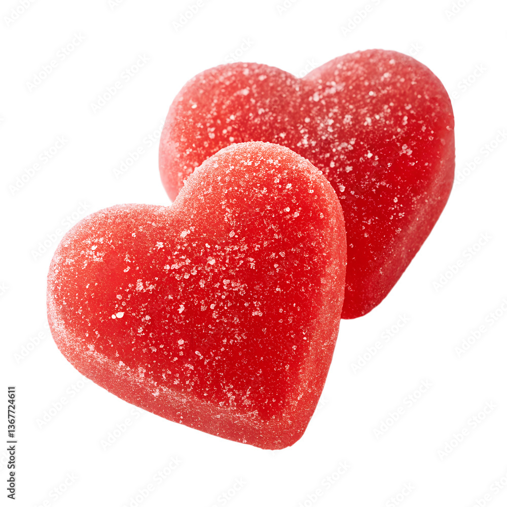 Obraz premium Gummy Candy on Transparent Background