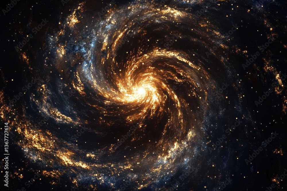 deep maroon nebula swirling with countless stars creating celestial patterns across the cosmic canvas hints of gold dust scattered throughout