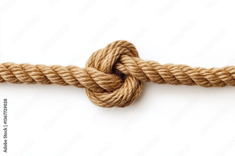 Rope knot on white background (1) Rope knot on white background (1)