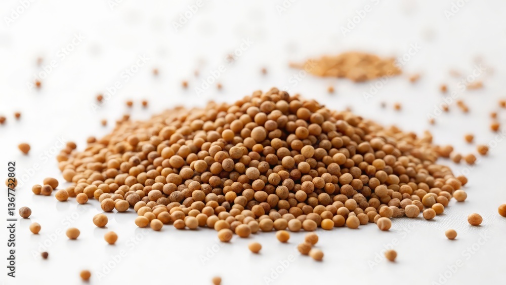 Pile of Mixed Peppercorns on White Surface for Culinary and Spice Photography
Pile of Mixed Peppercorns on White Surface for Culinary and Spice Photography