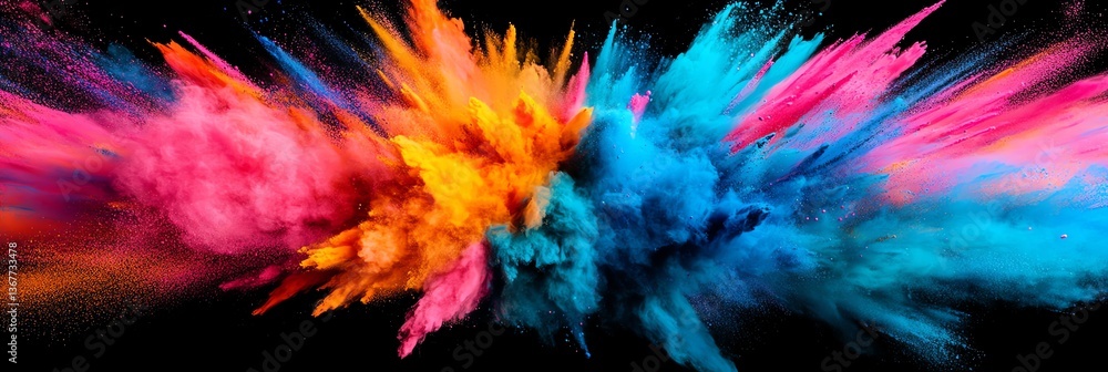 Hintergründe, bunte Farben, Pulver, Explosion, rosa, gelb, blau, grün Hintergründe, bunte Farben, Pulver, Explosion, rosa, gelb, blau, grün