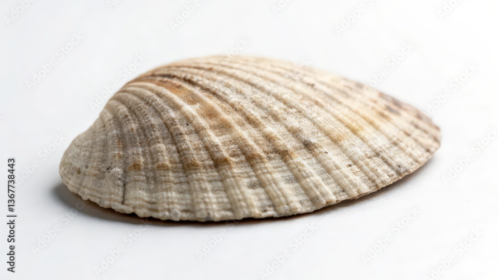 Fresh Scallop in Half Shell on White Plate for Seafood and Culinary Photography
Fresh Scallop in Half Shell on White Plate for Seafood and Culinary Photography
