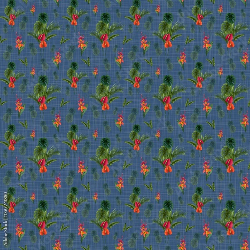 Photography Leopard Tropics Pattern collection