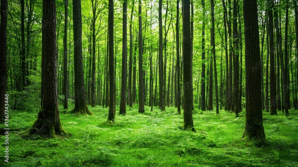 Serene Green Forest: A Tranquil Escape into Nature's Embrace Serene Green Forest: A Tranquil Escape into Nature's Embrace