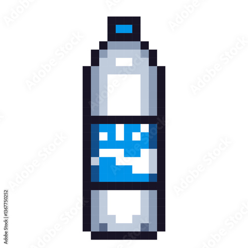 スポーツドリンクのピクセルアート