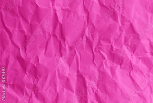 Wallpaper Mural Crumpled pink paper texture background. Wrinkled paper surface abstract background. Torontodigital.ca