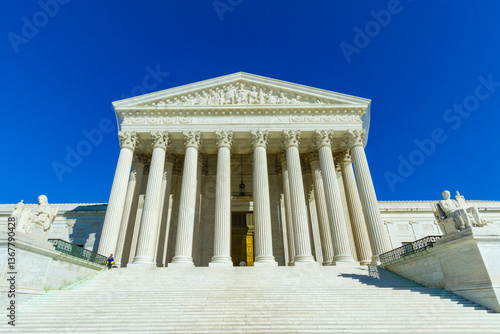 View of the United States Supreme Court Building, Washington, D.C.