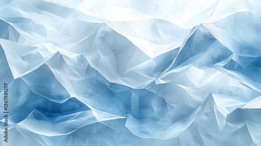 Blue Crumpled Texture Background Blue Crumpled Texture Background