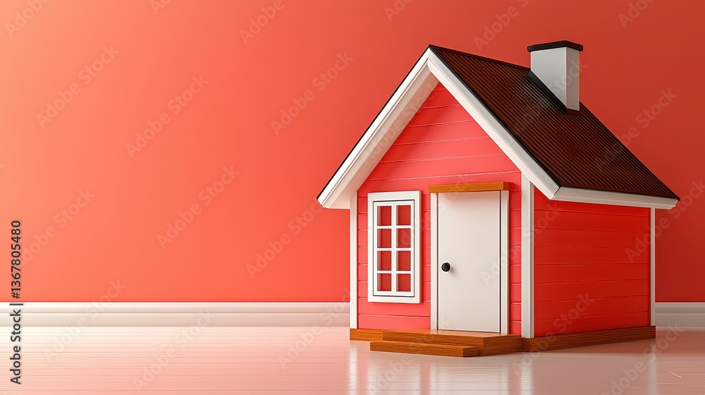 Small house with charming architecture surrounded by nature in a beautiful setting perfect for minimalist living Small house with charming architecture surrounded by nature in a beautiful setting perfect for minimalist living