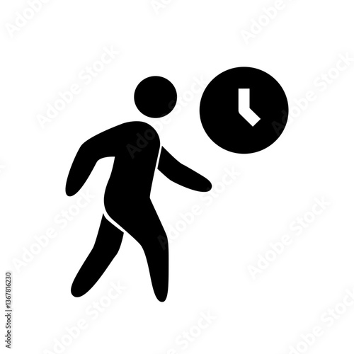 Timed Walking Zone Icon