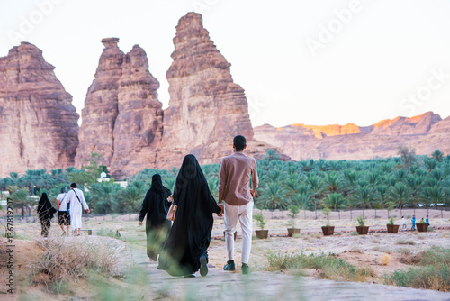 Jabal Ikmah Site, world's largest concentration of well-preserved Dadanitic inscriptions, 1st millennium BCE, AlUla, Medina Province
