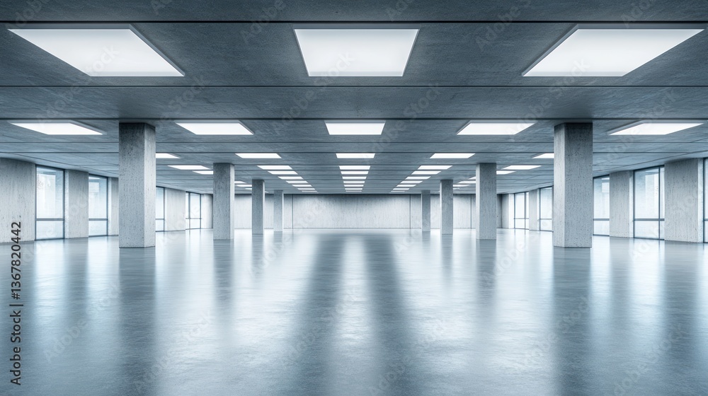 Obraz premium Empty office space interior