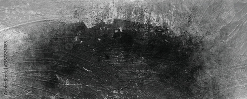 Worn Silver Steel Texture with Soft Scratches and Brushed Metal Effect

