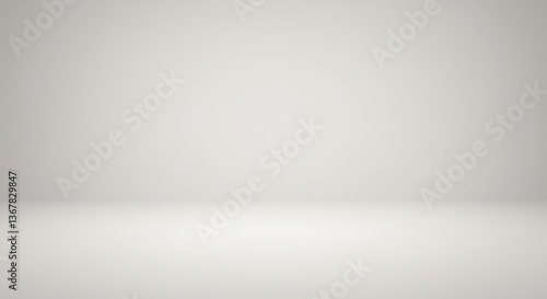 シンプル背景 柔らかな光で包まれた灰色空間 静寂な雰囲気