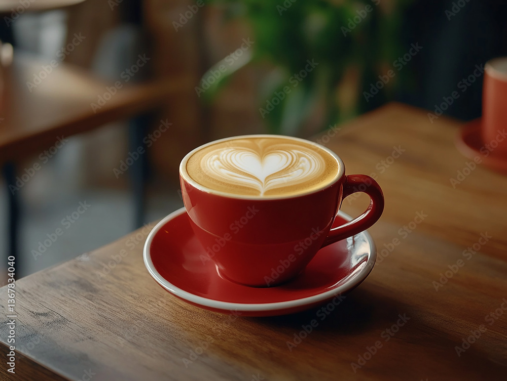Fototapeta premium Coffee close-up, coffee cup coffee scene