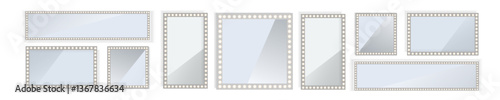 PNG makeup mirror light setting in dressing room with bright bulb rectangle glasses, poster and booklet, web illuminated transparent vector illustration on background of colours abstract dark banner 