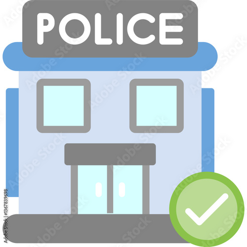 Police Station Icon