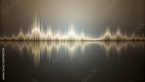 Minimalist Music Wallpaper: Abstract Soundwave Design for Computer Backgrounds