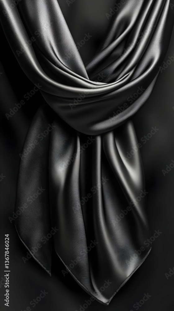 Obraz premium black satin background
