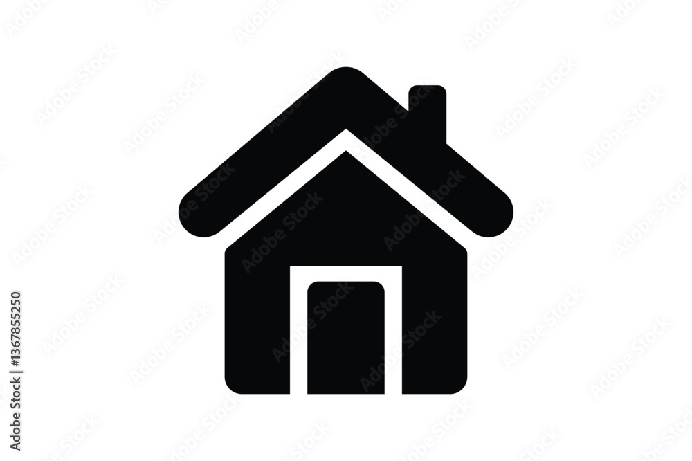 Home Navigation Flat Icon, home flat icon, house icon vector, smart house symbol, home navigation icon Home Navigation Flat Icon, home flat icon, house icon vector, smart house symbol, home navigation icon
