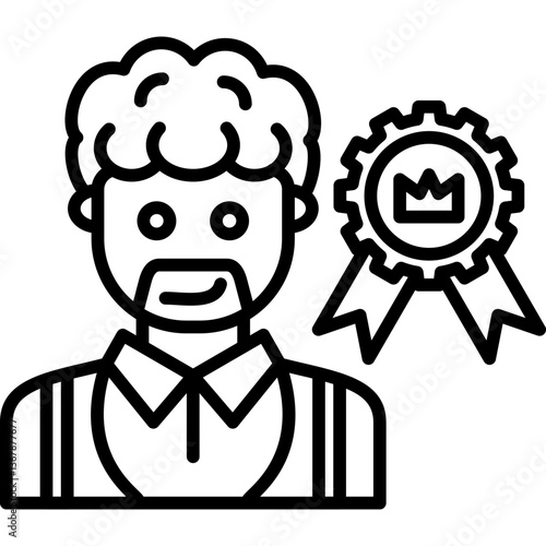 Outstanding Icon Vector Element