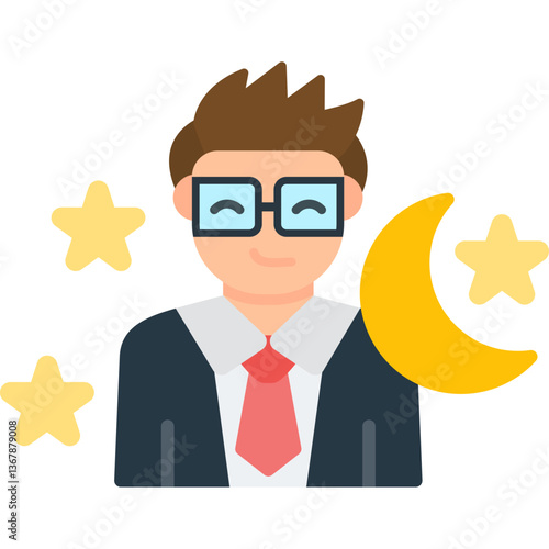 Insomnia Icon Vector Element