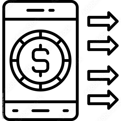 Online Payment Icon Vector Element