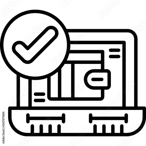 Digital Wallet Icon Vector Element