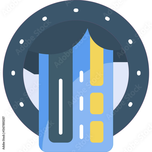 Ticket Machine Icon Vector Element