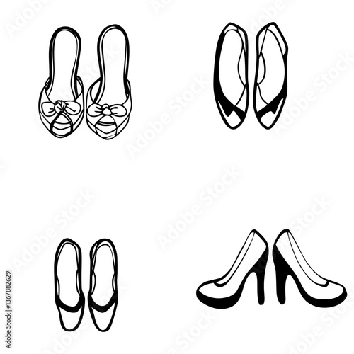 High heel sandals with minimalist design, providing comfort and modern style