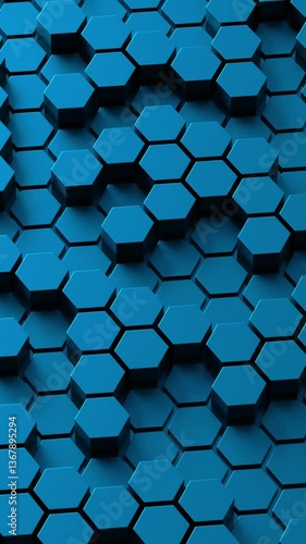 Wallpaper Mural Abstract green honeycomb. Abstract Hexagonal Diamonds. Modern template for documents, reports and presentations. Sci-Fi Futuristic. 4K motion graphic video. Seamless looping Torontodigital.ca
