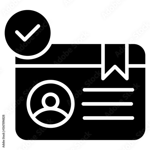 Membership glyph icon