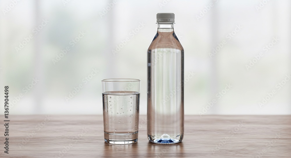 爽やか透明な水、シンプル配置で清涼感溢れる写真 爽やか透明な水、シンプル配置で清涼感溢れる写真