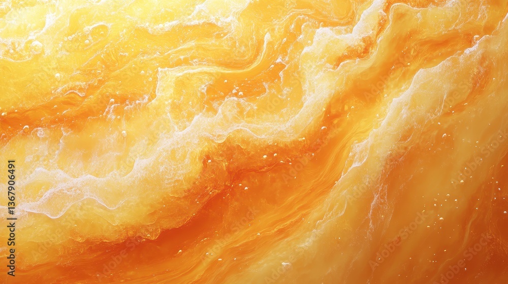 Abstract orange liquid swirls texture background Abstract orange liquid swirls texture background