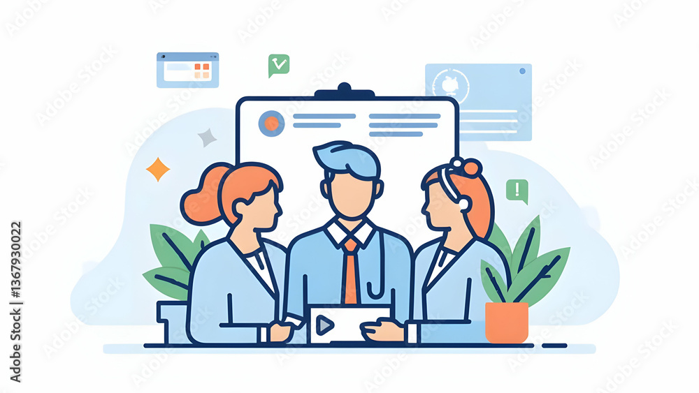 Customer Support Membership: Service Loyalty Program Icon Customer Support Membership: Service Loyalty Program Icon