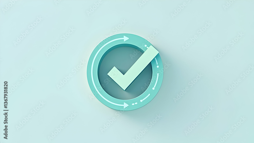 Update Check Mark: Refresh Confirmation Icon Update Check Mark: Refresh Confirmation Icon