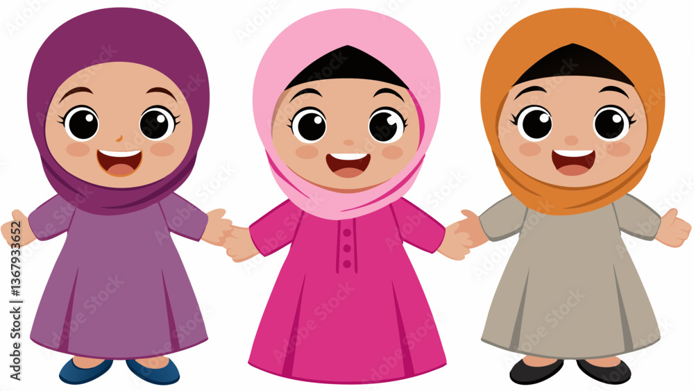 Muslims greet each other in traditional Islamic clothing, showcasing cultural and religious unity with heartfelt embraces and joyful expressions. Eid Embrace Muslims greet each other in traditional Islamic clothing, showcasing cultural and religious unity with heartfelt embraces and joyful expressions. Eid Embrace